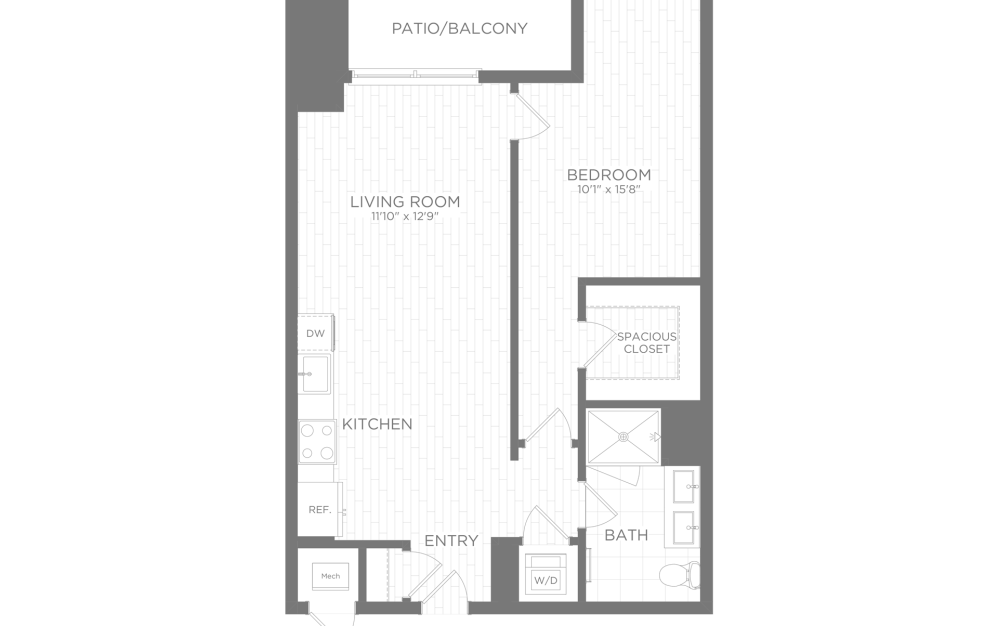 1 Bedroom Apartment Home